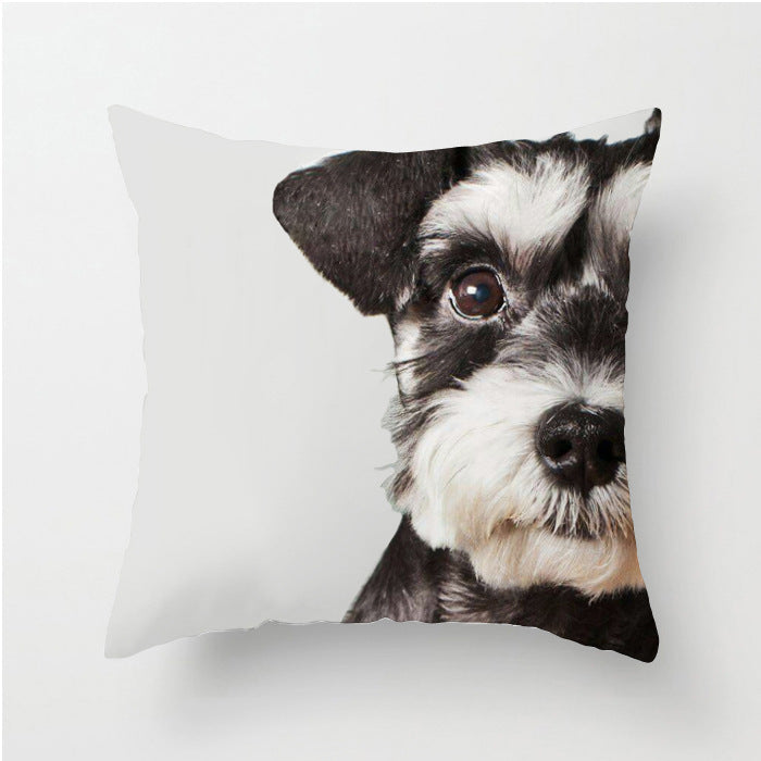 Indoor pet Schnauzer pillow