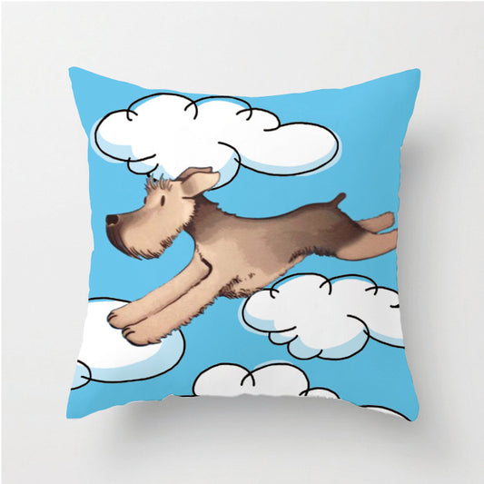 Indoor pet Schnauzer pillow